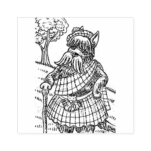 SCHOTSE TERRIER IN KILT, KAT SPORRAN, SCHOTSE HOND RUBBERSTEMPEL (Afrduk)