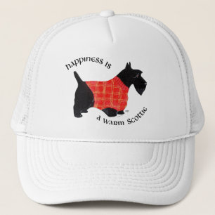 Schotse Terrier in Rood Plaid Trui Trucker Pet