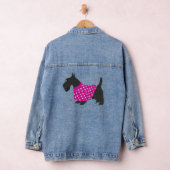 Schotse Terrier in Warme Trui Denim Jacket (Hangar)