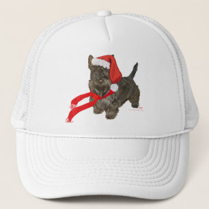 Schotse Terrier is de helper van de Kerstman Trucker Pet