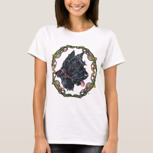 Schotse Terrier Keltisch ontwerp T-shirt