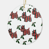 SCHOTSE TERRIËR KERAMISCH ORNAMENT (Links)