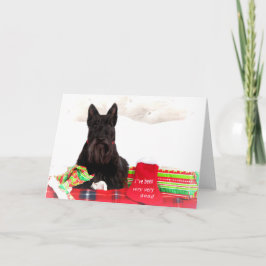 Schotse Terrier Kerst Kaart