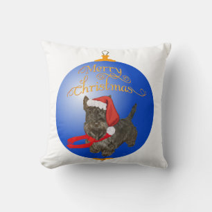 Schotse Terriër Kerst Ornament Kussen