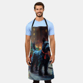 Schotse Terriër Kerst Seizoen  Schort (Gedragen)