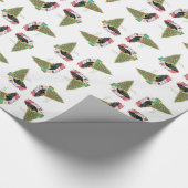 Schotse Terrier Kerst Slap Cadeaupapier (Hoek)