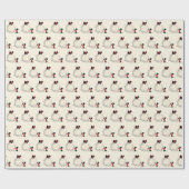 Schotse Terrier Kerst Verpakking Papier (Vlak)