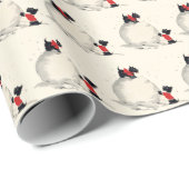 Schotse Terrier Kerst Verpakking Papier (Rol Hoek)
