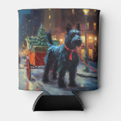 Schotse Terrier Kerstfeest Seizoen Blikjeskoeler (Voorkant)