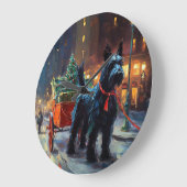 Schotse Terrier Kerstfeest Seizoen Grote Klok (Hoek)