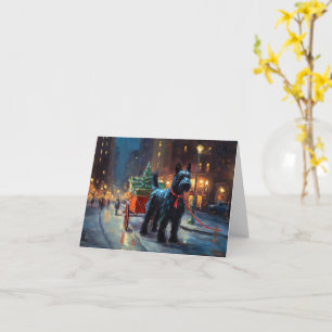 Schotse Terrier Kerstfeest Seizoen Kaart