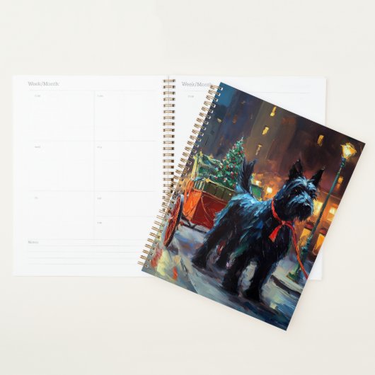 Schotse Terrier Kerstfeest Seizoen Planner (Display)
