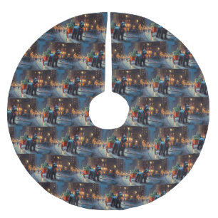 Schotse Terrier Kerstfeestseizoen Kerstboom Rok