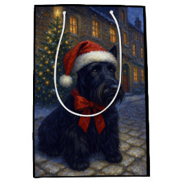 Schotse Terriër Kerstkaart Medium Cadeauzakje
