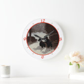 Schotse Terrier Kerstklok Grote Klok (Huis)