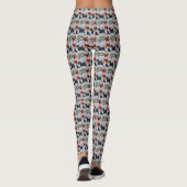 Schotse Terrier Kerstmis  Leggings (Achterkant)