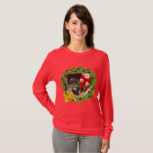 Schotse Terriër Kerstmis T-shirt (Voorkant volledig)