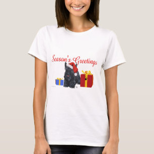 Schotse Terrier Kerstmis T-shirt