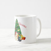 Schotse Terrier Kerstmok Koffiemok (Voorkant rechts)