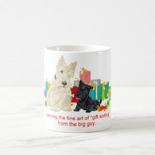 Schotse Terrier Kerstmoker Koffiemok