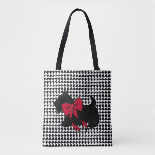 Schotse Terrier Kersttas Tote Bag (Voorkant)