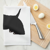 Schotse Terriër Keuken Handdoek (Quarter Fold)