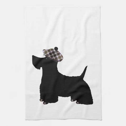 Schotse Terriër Keuken Handdoek (Verticaal)