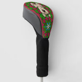 Schotse Terriër Klaprozen Golfheadcover (Schuin)