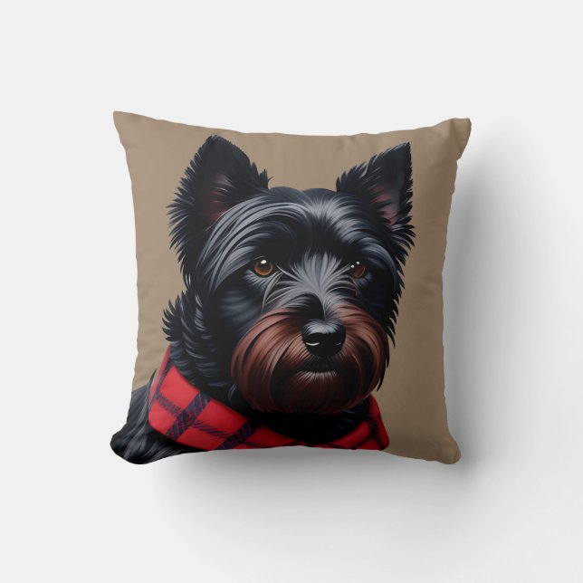 Schotse Terrier Kussen (Voorkant)