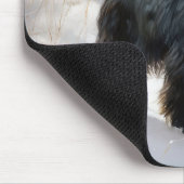 Schotse Terrier Laat het Sneeuwen Kerstmis Muismat (Hoek)