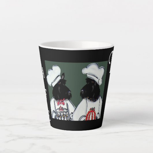 SCHOTSE TERRIËR  LATTE MOK (Voorkant)