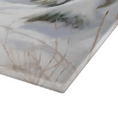 Schotse terriër liet het sneeuwen Kerstmis Snijplank (Hoek)