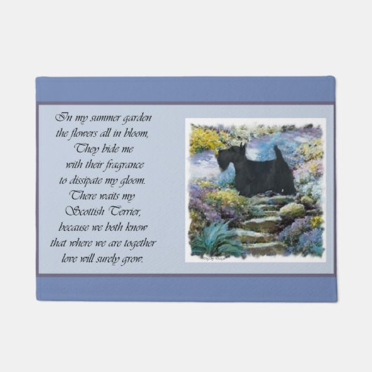 Schotse Terrier Lovers Deurmat (Voorkant)