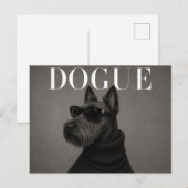 Schotse Terrier Luxe Redactioneel Briefkaart (Voorkant / Achterkant)