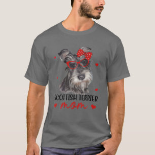 Schotse Terriër Mama Dog Bandana Hondenliefhebber  T-shirt