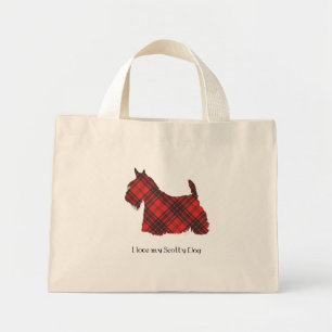 Schotse Terrier Maxwell Tartan Mini Tote Bag