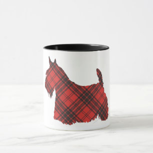 Schotse Terrier Maxwell Tartan Mok