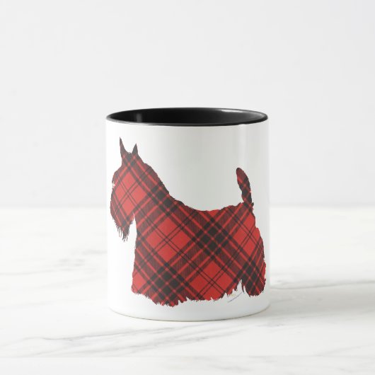 Schotse Terrier Maxwell Tartan Mok (Midden)