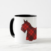 Schotse Terrier Maxwell Tartan Mok (Voorkant links)