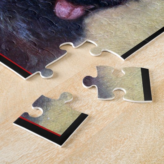 Schotse Terriër met Tartan en Heather Legpuzzel (Zijkant)