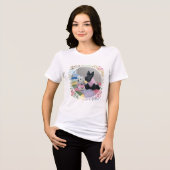 Schotse Terrier met Westie Tri-Blend Shirt (Voorkant volledig)