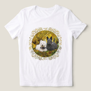 Schotse Terrier met Westie Tri-Blend Shirt