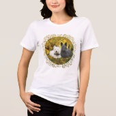 Schotse Terrier met Westie Tri-Blend Shirt (Voorkant)