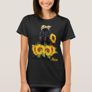 Schotse Terriër Moeder Zonnebloem Zomer Hond Mama T-shirt