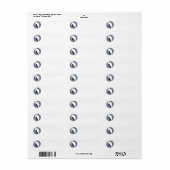 Schotse Terrier Monogram O Etiket (Full Sheet)