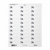 Schotse Terrier Monogram S Etiket (Full Sheet)