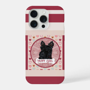 Schotse Terrier naam Hart iPhone 11 Pro Hoesje iPhone 15 Pro Case