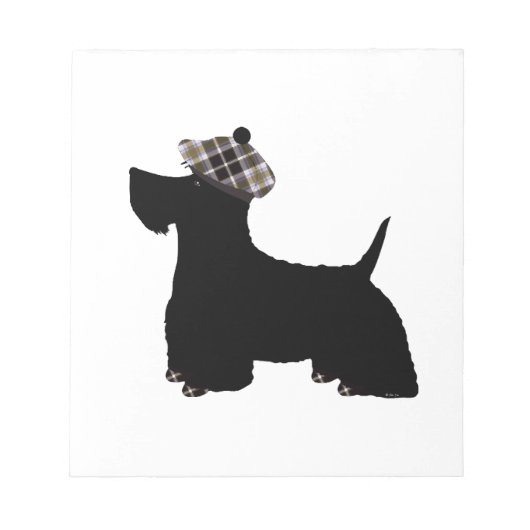 Schotse Terrier Notitieblok (Voorkant)
