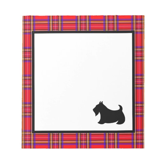 Schotse Terrier Notitieblok Cadeau (Voorkant)