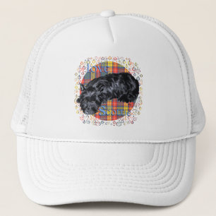Schotse Terrier op Buchanan Schotse ruit Trucker Pet